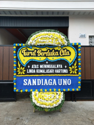 Papan Bunga Duka di Kartoharjo